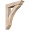 Ekena Millwork Thorton Traditional Smooth Bracket w/ Offset Brace, Douglas Fir, 7 1/2"W x 34"D x 42"H BKT0806X34X42THR01SDF - alternate 1